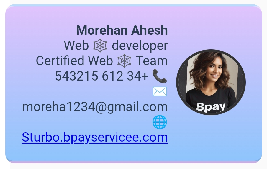 عمل بزنس كارد